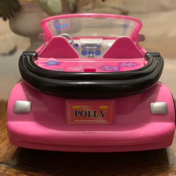 Polly Pocket Pink convertible Car Pollypockets doll Mattel 2000 vintage Play Toy - Picture 9 of 16